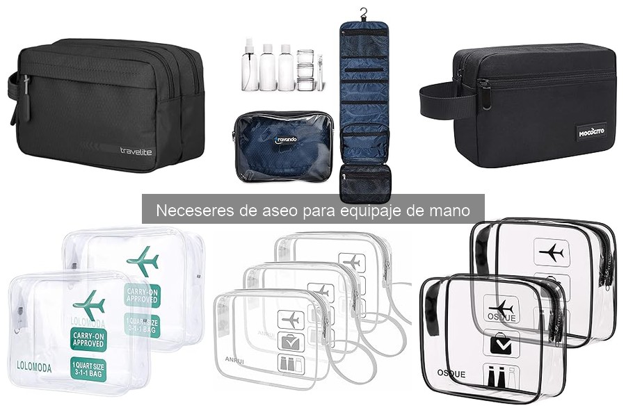 Dónde Comprar Neceseres de Aseo para Equipaje de Mano
