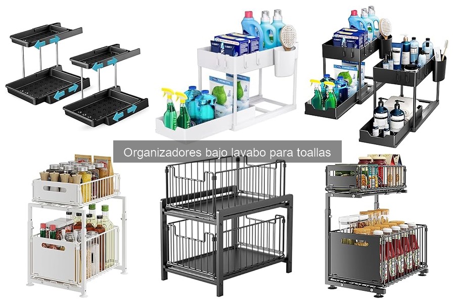 Dónde comprar organizadores bajo lavabo para toallas