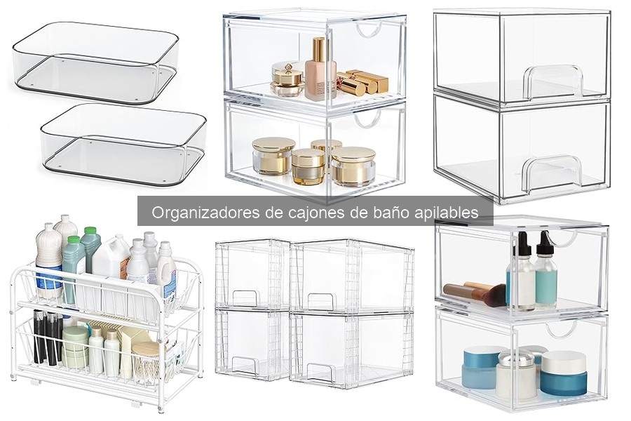 Dónde comprar organizadores de cajones de baño apilables