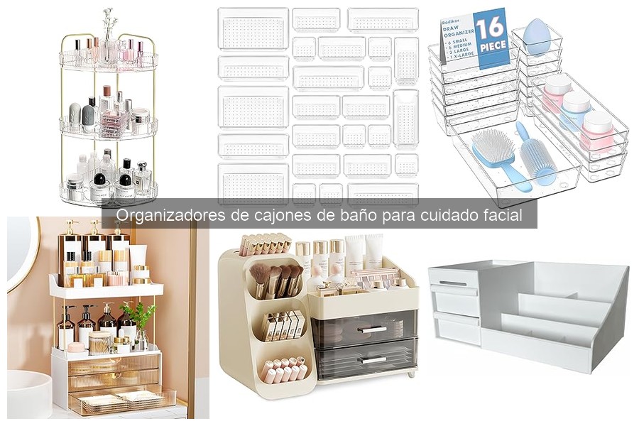 ** Dónde comprar organizadores de cajones de baño para cuidado facial