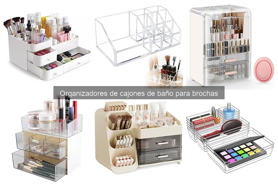 Dónde comprar organizadores de cajones para brochas de baño