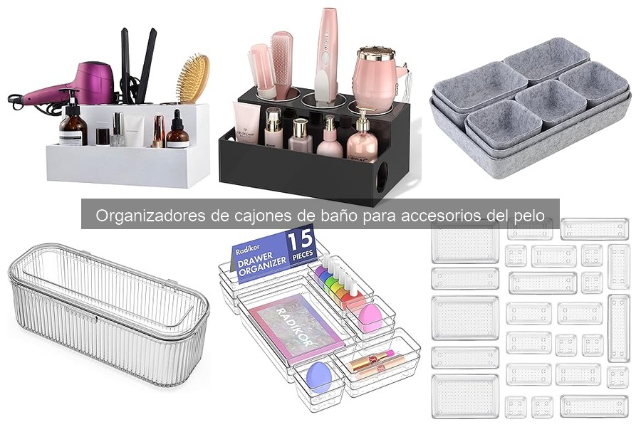 ¿Dónde comprar organizadores de cajones para productos de cabello?