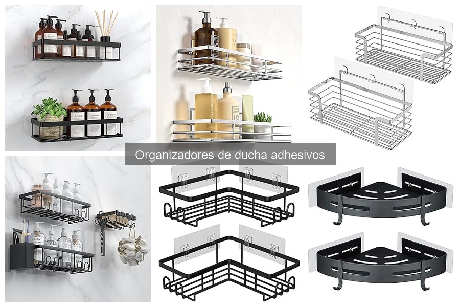 Dónde comprar organizadores de ducha adhesivos al mejor precio