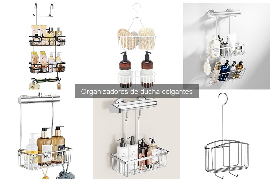 Dónde comprar organizadores de ducha colgantes accesibles