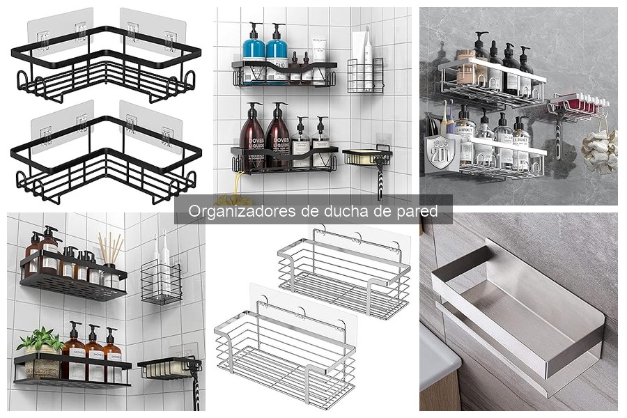Dónde comprar organizadores de ducha de pared: guía de precios