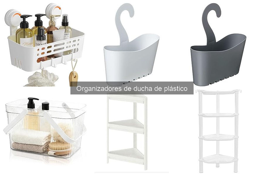 Dónde comprar organizadores de ducha de plástico baratos