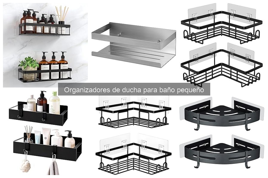 Dónde comprar organizadores de ducha para baño pequeño