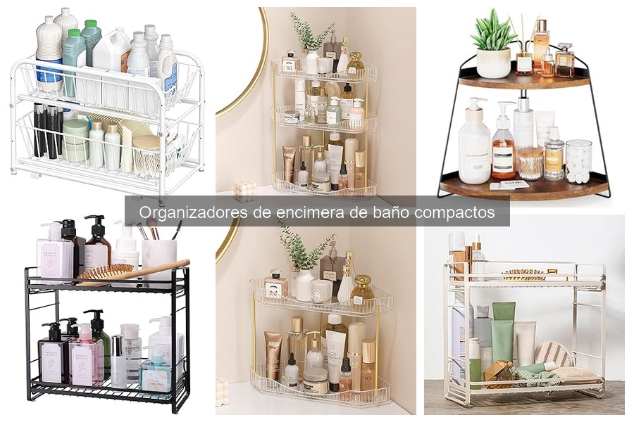 Dónde comprar organizadores de encimera de baño compactos