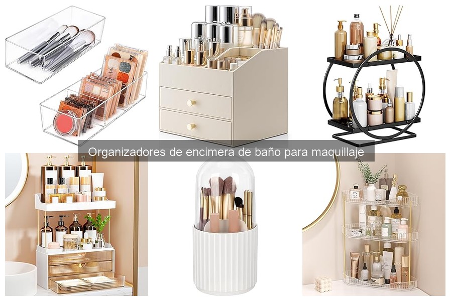 Dónde comprar organizadores de encimera de baño para maquillaje