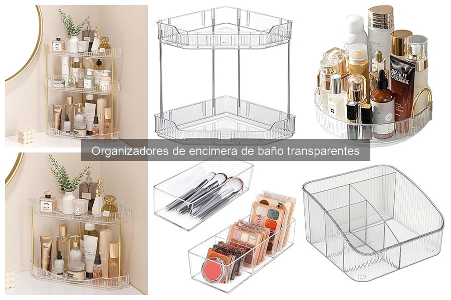 Dónde comprar organizadores de encimera de baño transparentes