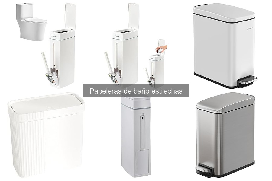 Dónde Comprar Papeleras de Baño Estrechas Online