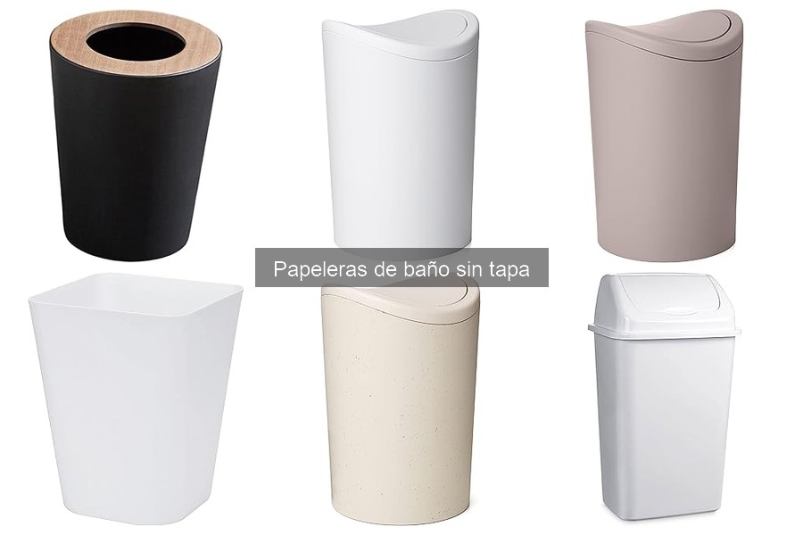 Dónde comprar papeleras de baño sin tapa online