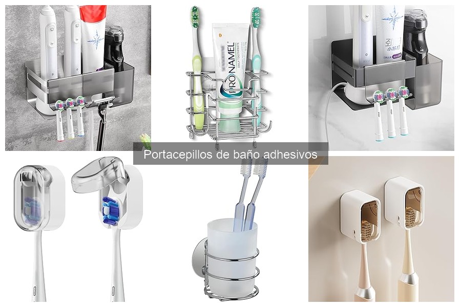 Dónde comprar portacepillos adhesivos online fácilmente
