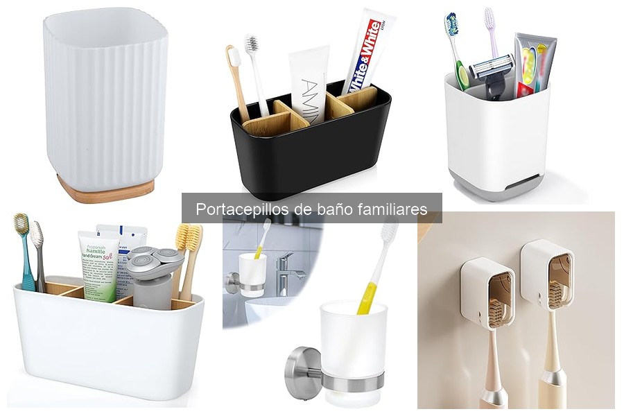 Dónde comprar portacepillos de baño familiares: Mejores opciones