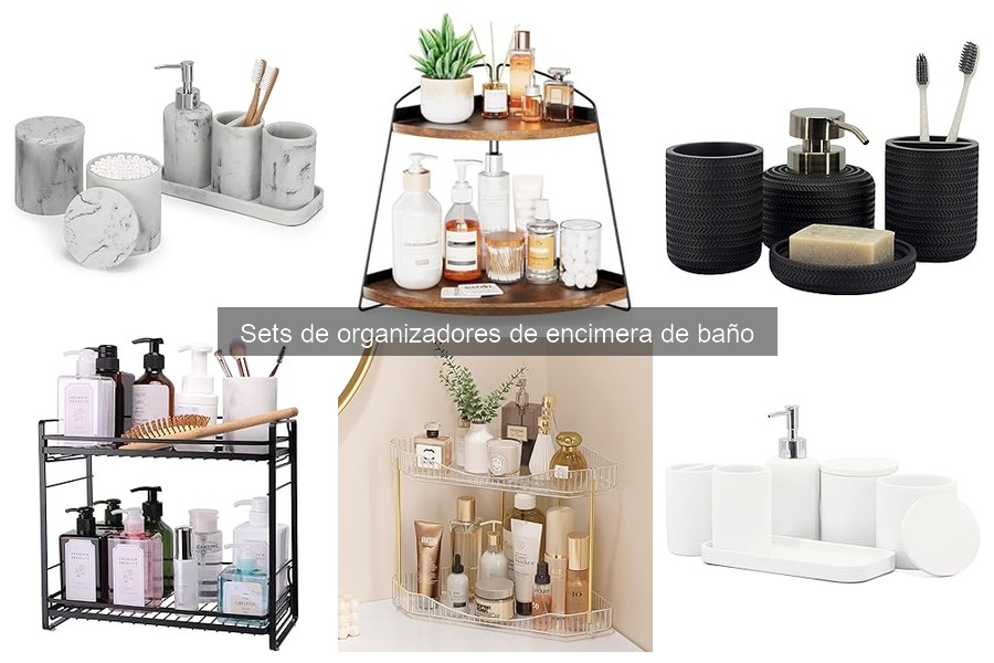 Dónde comprar sets de organizadores de encimera de baño