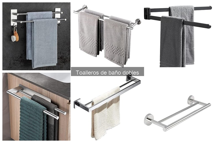 ¿Dónde comprar toalleros de baño dobles? Mejores opciones