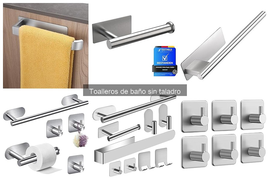 Dónde comprar toalleros de baño sin taladro baratos