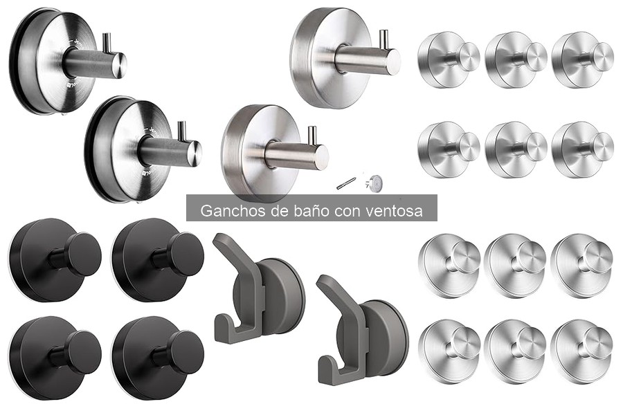 Durabilidad de ganchos de baño con ventosa: factores claves