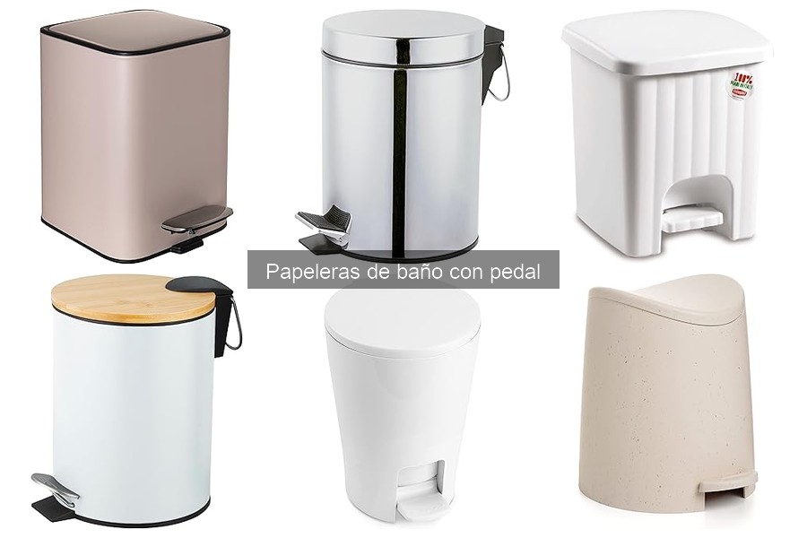 Elige el Tamaño Perfecto de Tu Papelera de Baño con Pedal