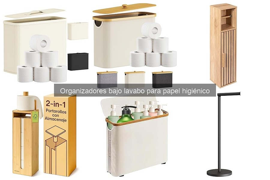 Errores al elegir organizadores bajo lavabo para papel higiénico