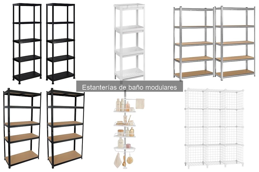 ** Errores comunes al comprar estanterías de baño modulares