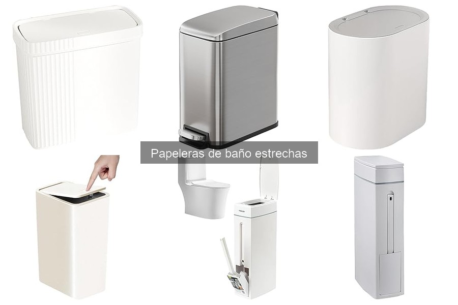 Errores comunes al elegir papeleras de baño estrechas