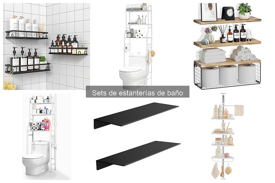 Errores comunes al elegir sets de estanterías de baño