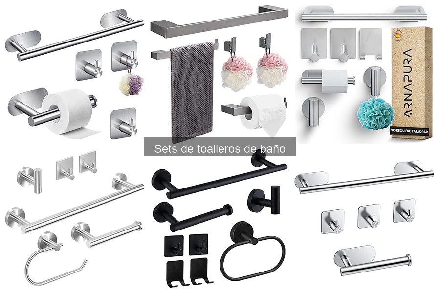 Errores comunes al elegir sets de toalleros de baño