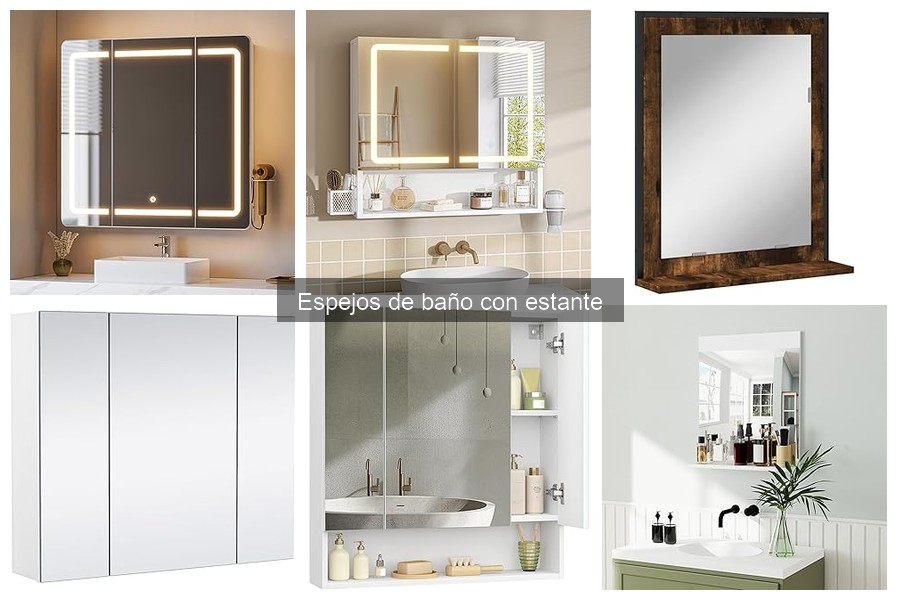 Errores comunes al instalar espejos de baño con estante
