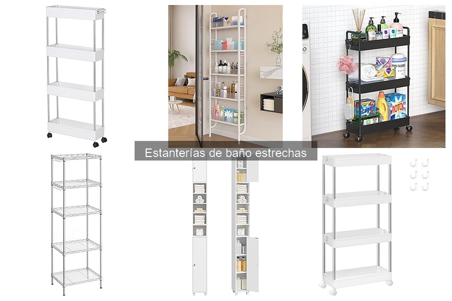 Errores comunes al instalar estanterías de baño estrechas