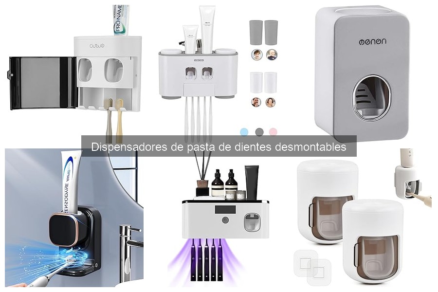 Errores comunes al usar dispensadores de pasta de dientes desmontables