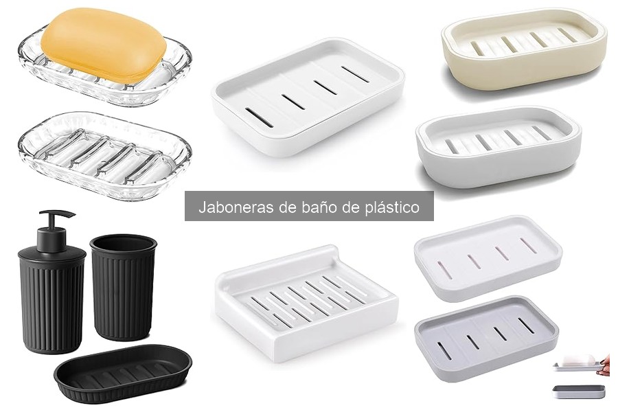 ** Errores comunes al usar jaboneras de plástico en el baño