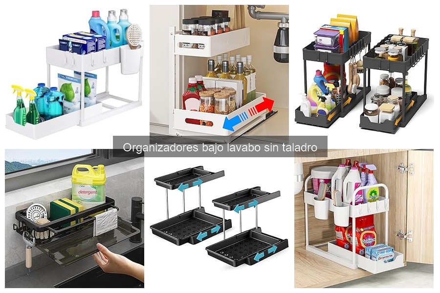Errores comunes al usar organizadores bajo lavabo sin taladro