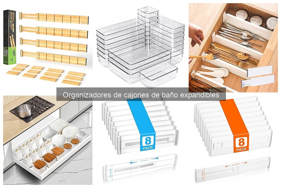 Errores comunes al usar organizadores de cajones de baño expandibles