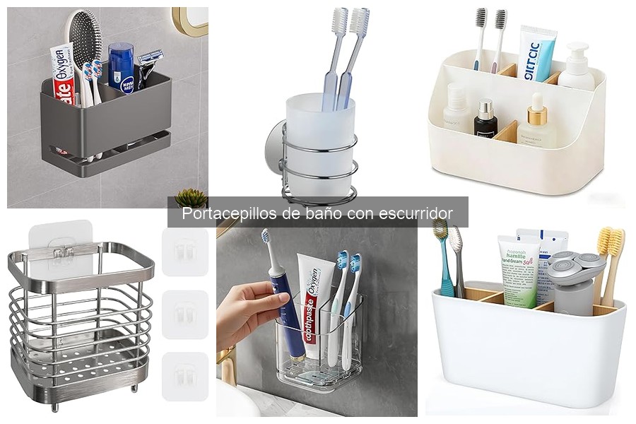 Errores comunes al usar portacepillos de baño con escurridor
