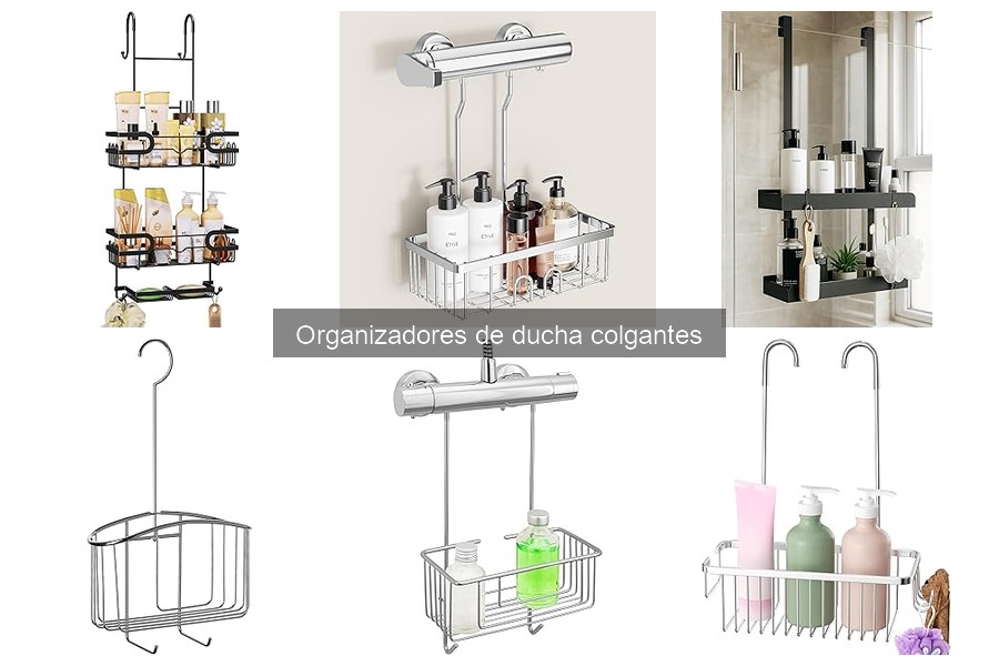 Errores comunes con organizadores de ducha colgantes