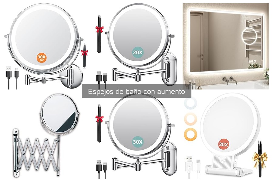 Espejos de baño con aumento: alternativas económicas para ti