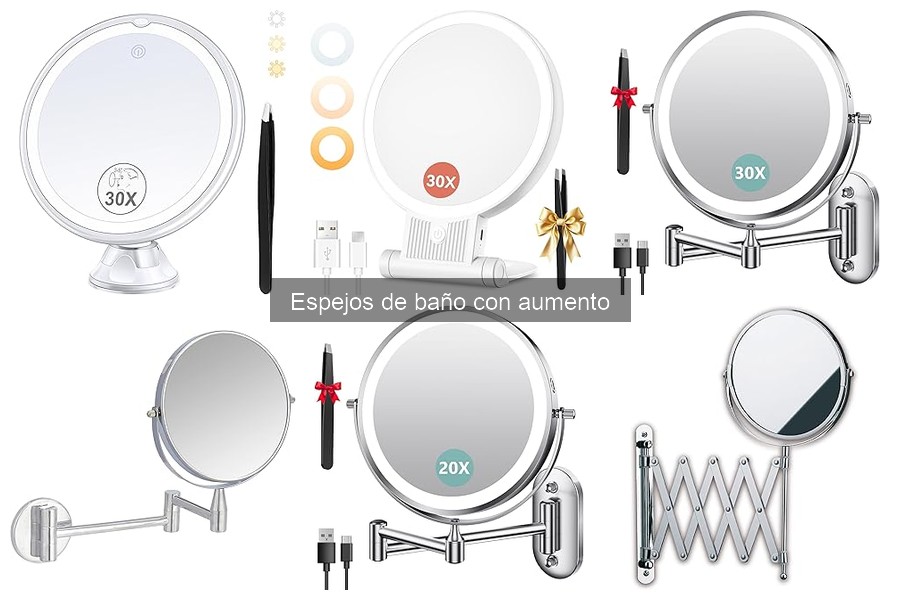 Espejos de baño con aumento: ¿Qué son y cómo elegirlos?