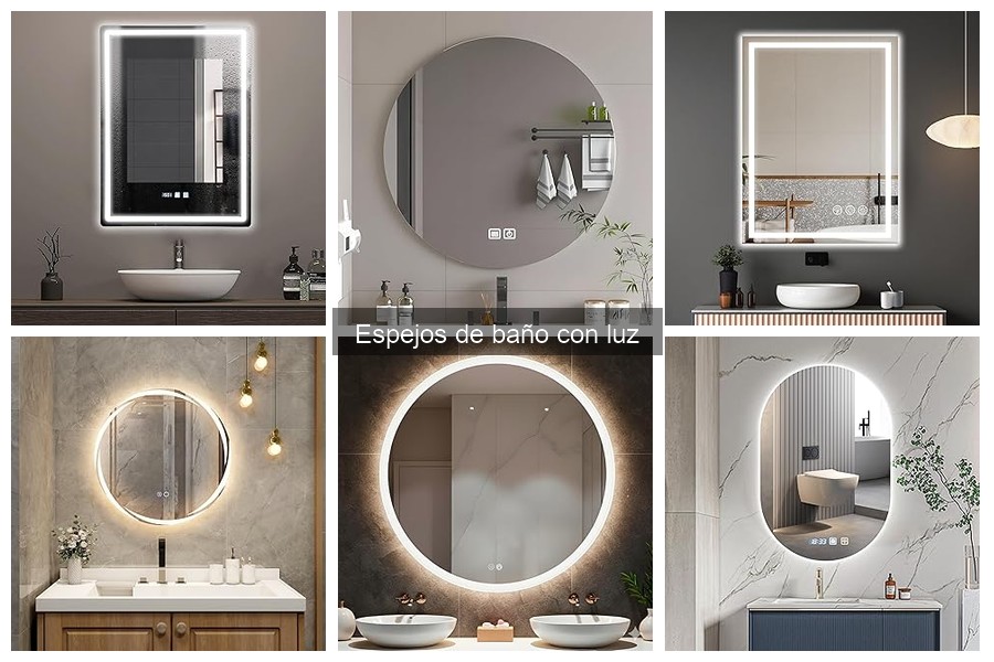 Espejos de baño con luz LED vs. halógena: ¿Cuál elegir?