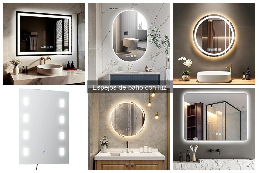 Espejos de baño con luz: qué son y cómo funcionan