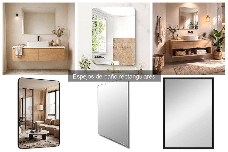 Espejos de baño rectangulares a medida: pros y contras