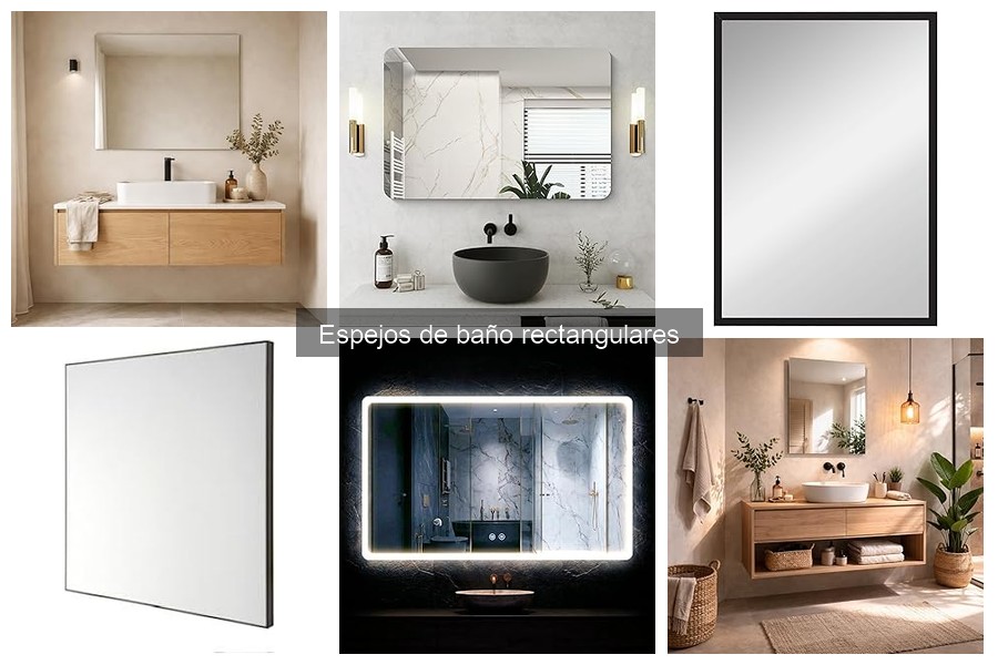 Espejos de baño rectangulares con luces: ¿merecen la pena?