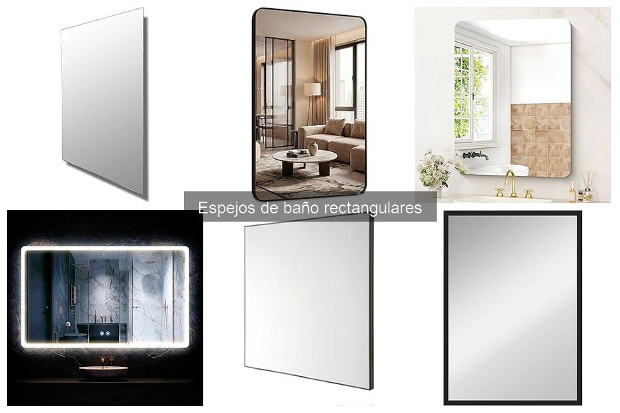 Espejos Rectangulares: Impacto en la Decoración del Baño