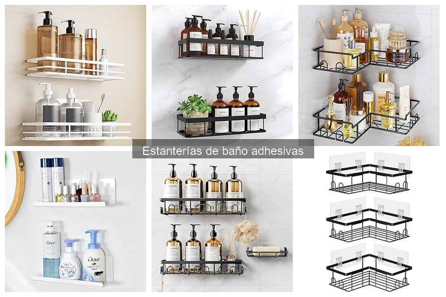 Estanterías de baño adhesivas: ¿Qué son y cómo funcionan?
