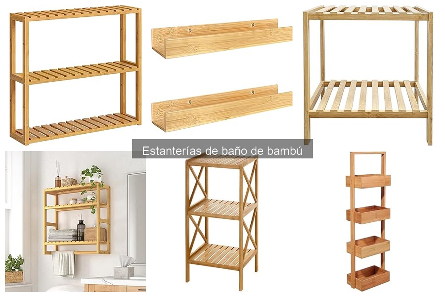 Estanterías de baño de bambú personalizadas: consejos y opciones
