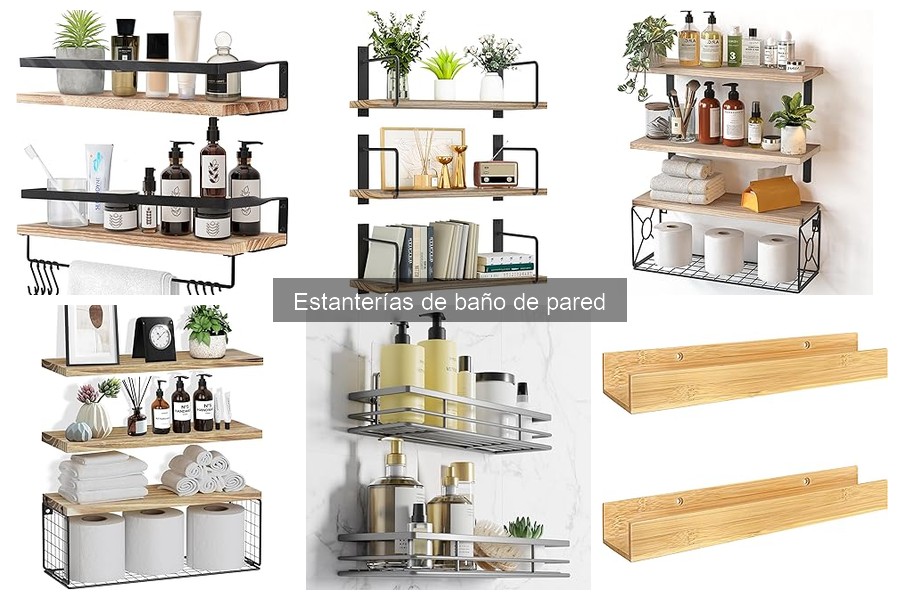 Estanterías de baño de pared resistentes al agua: guía de compra