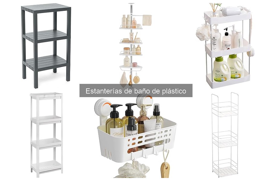 Estanterías de baño de plástico baratas: ¡compras online y físicas!