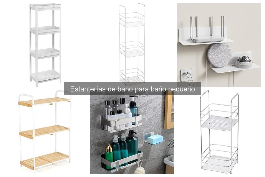 Estanterías de baño para espacios pequeños: diseño y funcionalidad