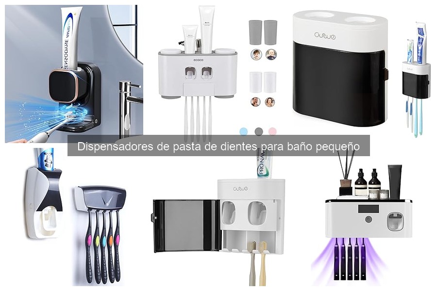 Estilos y diseños de dispensadores de pasta de dientes modernos