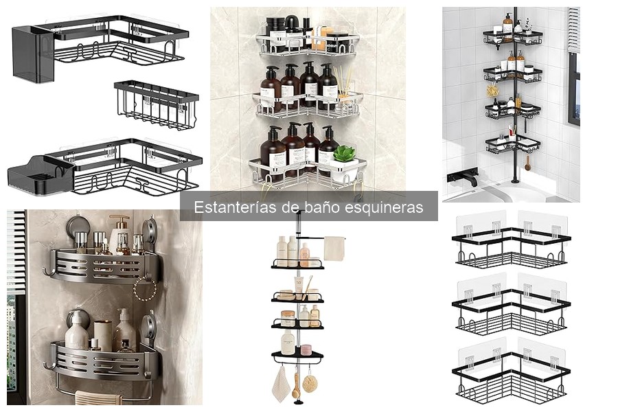 Explicación de Estanterías de Baño Esquineras: Beneficios y Tipos